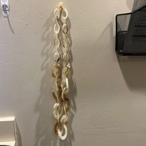 Horn Link Statement Necklace